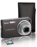 Nikon COOLPIX S550 CAMERA with 1GB SD Card and Case - 10.0 Megapixel, 5x Optical Zoom, 2.5" LCD, Black